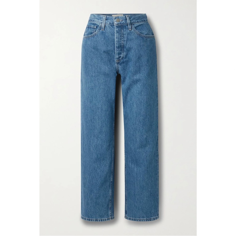 Mara Hoffman Georgina Blue Straight Leg Jeans